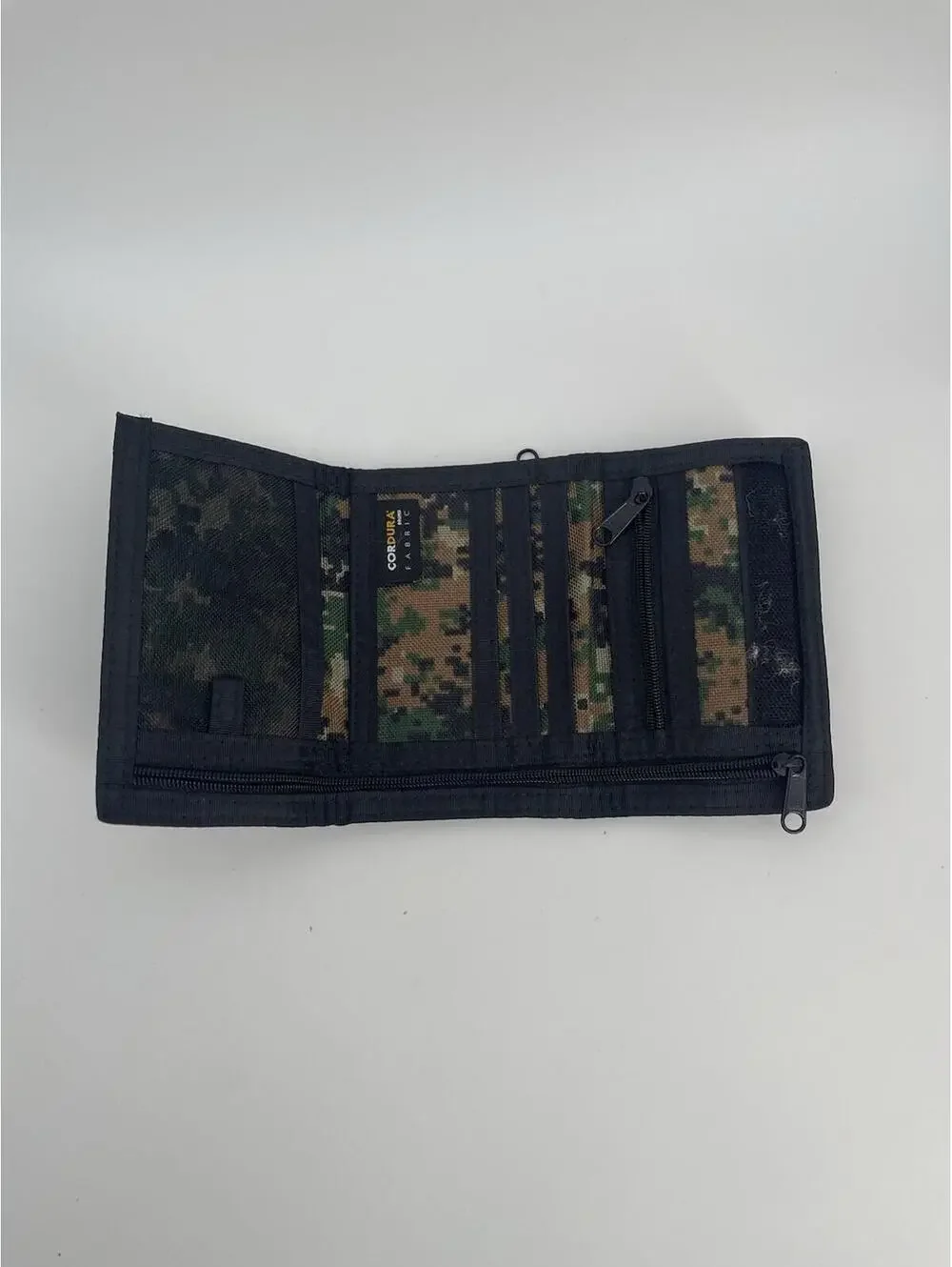 Rough Enough Camo Trifold Wallet Cordura Fabric USA Flag Outdoor Tactical Wallet